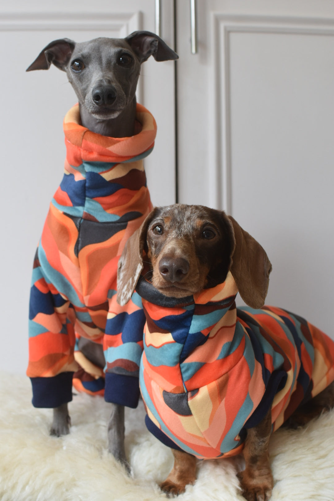 Mountain Sunset Double Layer Fleece