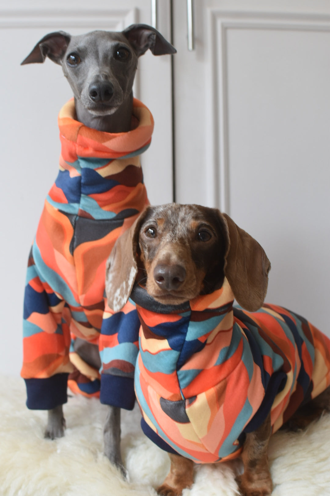 Mountain Sunset Double Layer Fleece